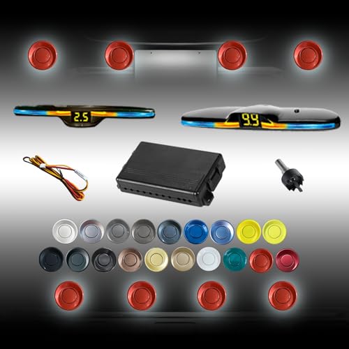 Backup Parktronic System 8 (Red)