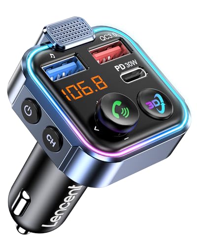 Bluetooth 5.3 FM Transmitter (Colorful-48W)