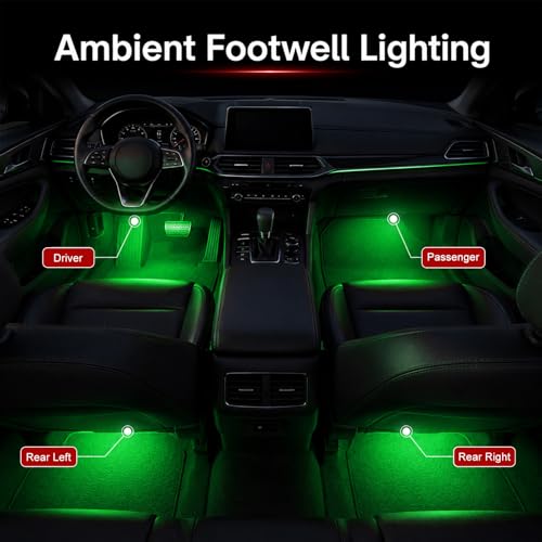 Car Interior LED Lights (Green)