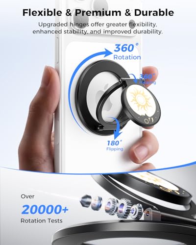Upgraded Magnetic Phone Grip Sun (BK-Sun)
