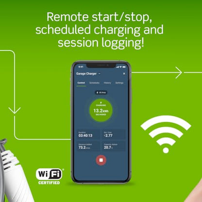 Level 2 Smart EV Charger with Wi (Smart Home 40A)