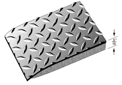 Rhi-no-Slip American Classic Diamond Plate Anti-Fatigue Mat 9/16 Thickness, Made in USA, Gray, 3' x 5' (Grey / 3' x 5')