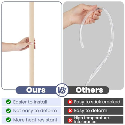 2PCS Wall Corner Protectors Guards (Beige / 39.4" X 1.18")