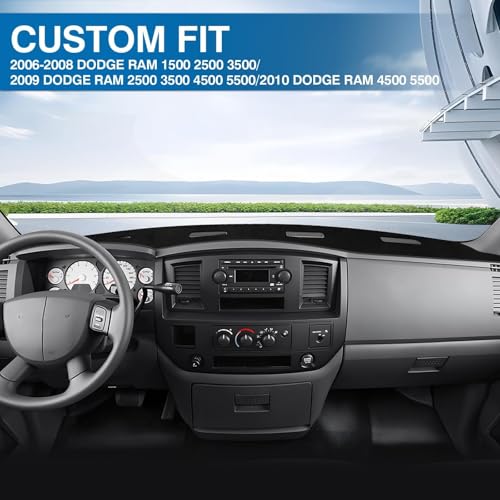 Black Dash Cover for 2006 (Ram 06-08(black))