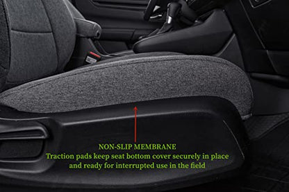 CRV Car Seat Covers Custom Fit for Honda 2017 (Gray / 2017-2022 CRV LX,EX,SE,EX-L,Touring,Hybrid)