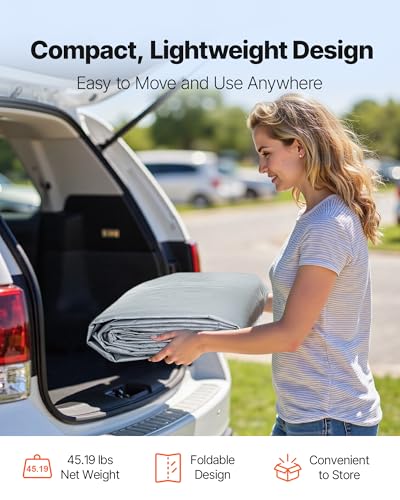 Carport Replacement Canopy Cover (Gray / 20x20ft)