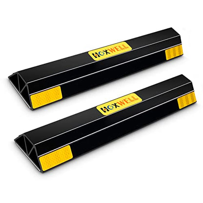 New Updated 18" 2 Packs Heavy Duty Parking Stopper for Garage (2pc 18'' 1.8''H)