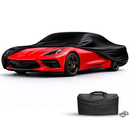 Corvette Car Cover for C8 (Black Satin (Indoor) / C8 (2020–2024))