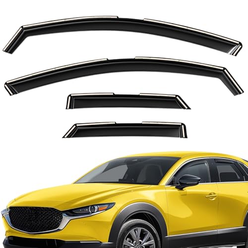Extra Durable Window Deflectors in (For Mazda CX-30 20-26)