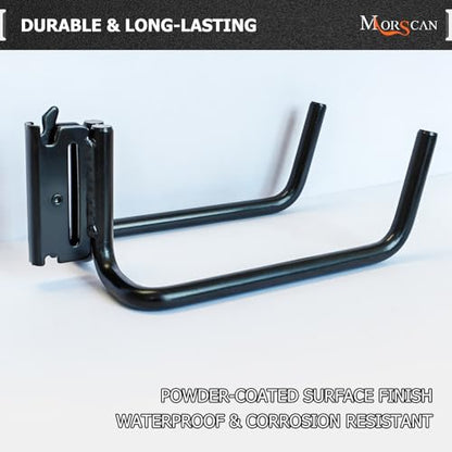 10-Pack E-Track Double J Hooks, 5.5-Inch Deep x 4-Inch Wide (5.5" Deep 4" Wide - 10P)