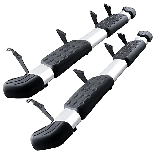COMNOVA Side Steps Running Boards for Toyota Tundra Double Cab 2007 (Stainless Steel / Double Cab)