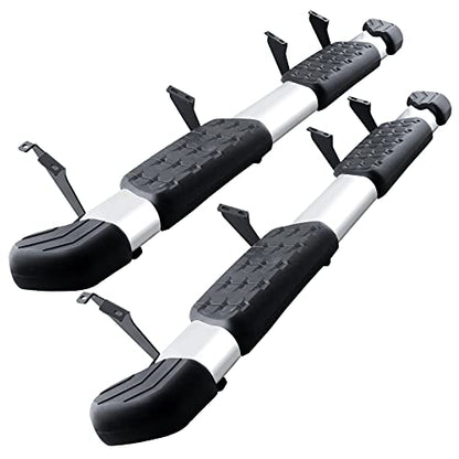 COMNOVA Side Steps Running Boards for Toyota Tundra Double Cab 2007 (Stainless Steel / Double Cab)