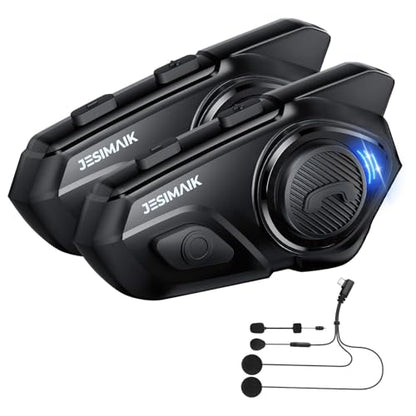 Motorcycle Helmet Bluetooth Headset (2 Pack)