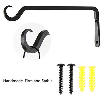12" Plant Hangers 6 (Black / 12in-6-Black)
