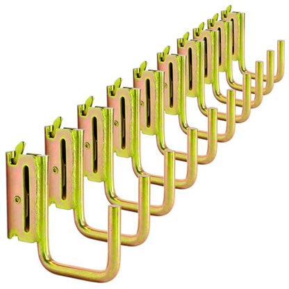 10-Pack 2-Inch J Hooks for E-Track and X-Track Rails (2" (10 Pack))