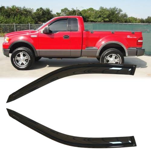 2pcs Original Window Visors for F (for F150 04-08 Standard/Regular)