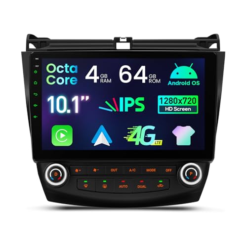 10.1" Android 14 Car Stereo for Honda Accord 7th 2003