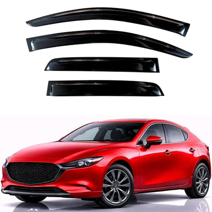 Rain Guards Fit for 2019 (2019-2024 Mazda 3 Hatchback)