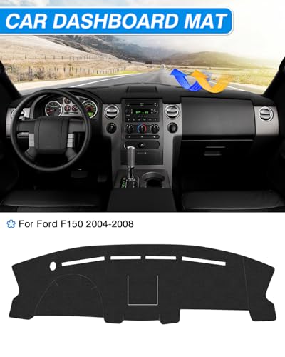 Black Dash Cover for Ford F (61.81*19.69(Ford F150 04-08))