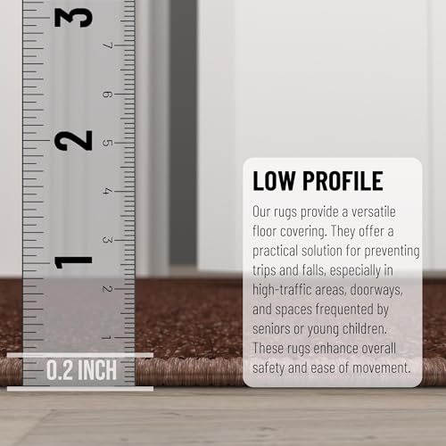 2x5 Kitchen Rug Runner (Solid Brown)