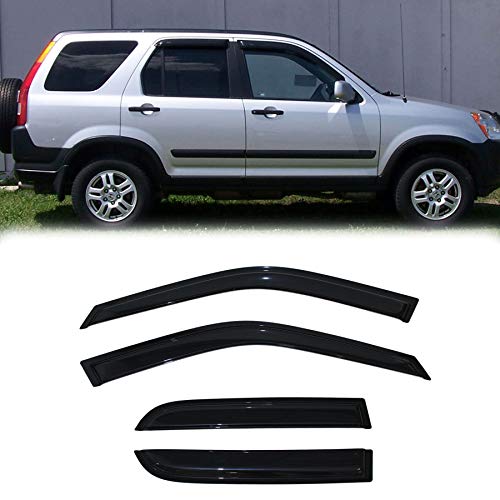 Window Visors Smoke UV (For 2002-2006 Honda CR-V)