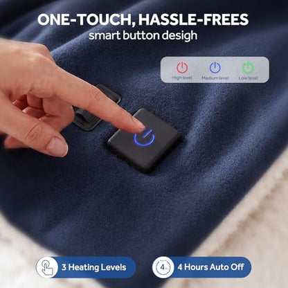 12 Volt Heated Car Blanket (Navy)