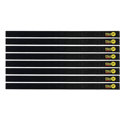 Quick Straps by Wrap (Black / 18" (8 Pack))