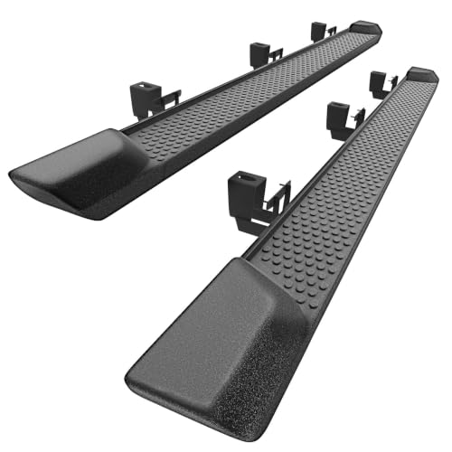 7" Running Boards Compatible with Jeep Wrangler JL 4 Door 2018 (Matte Black / 18-26 Wrangler JL 4 Doors)