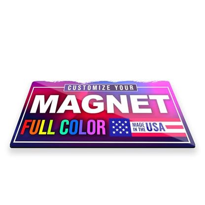 12"x24" Custom Magnet Signs in Full Color for Business and Advertising (1-pack, Rounded Corners)