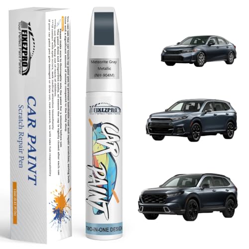 NH 904M Meteorite Gray Metallic Car Touch Up Paint for Honda (For honda / NH-904M Meteorite Gray Metallic for Amaze/Civic/Accord/CR-V/HR-V)