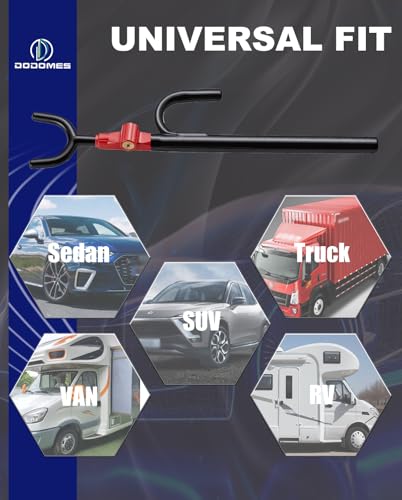 Steering Wheel Lock Anti (Two hooks / BlackRed)