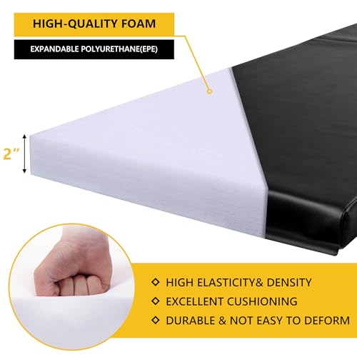 Wall Corner Guards & Edge Protector (5FT TALL 6in SIDES / Black)