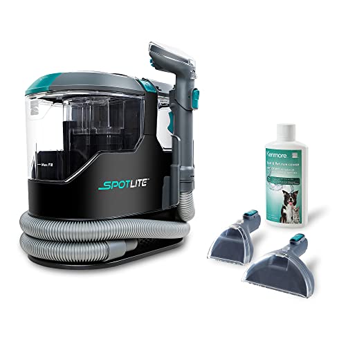 KW2001 SpotLite Portable Carpet Spot Cleaner & Pet Stain Remover (Gray)