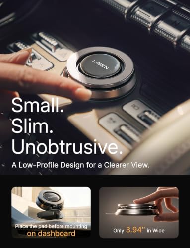 Suction Phone Mount for Vacuum for iPhone 18 Pro Max Car Mount Holder [All (Space Gray)