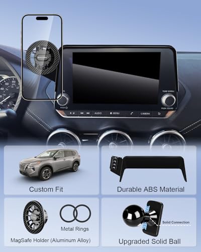 Car Phone Holder for Nissan Rogue SV SL 2021 (Magnetic / 21-26 Rogue/20-25 Sentra/19-25 Altima | 8-Inch)