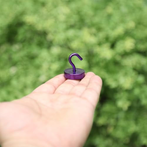 Magnetic Hooks Steel Tube Design for Cruise (Purple / 80lb Magnetic Hooks)