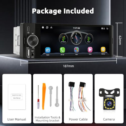 Single DIN Car Stereo