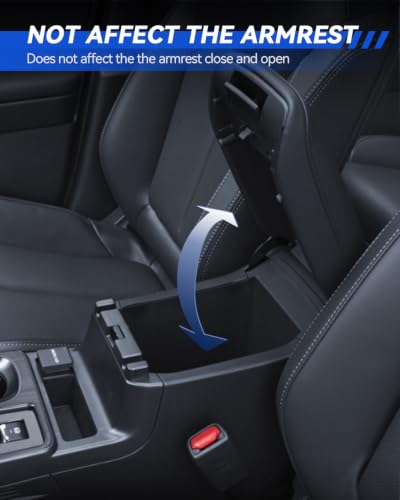 for Outback Armrest Cover& Armrest Hidden Privacy Tray 2026 Subaru Outback Accessories Durable [OEM Design& Friendly Liquid Silicone Rubber] (for 2026 Outback-Black)