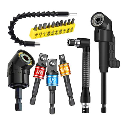 17pcs Flexible Drill Bit Extension (17p*black)