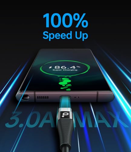 USB C Cable Fast Charging 5FT (5FT / USB A to USB C / Black)