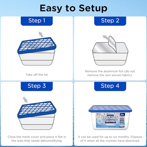 Moisture Absorbers (White / 8.1 OZ)