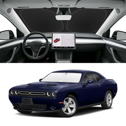 Custom Fit Windshield Sun Shade for Dodge Challenger 2008 (for 2008-2023 Dodge Challenger)