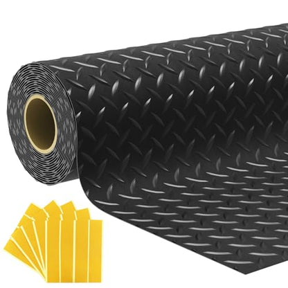 7.5x20 FT Garage Floor Mat (Matte Black / 7.5x20 FT)