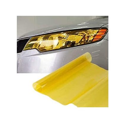 12 by 48 Inches Self Adhesive Headlight (12 X 48 / Golden)
