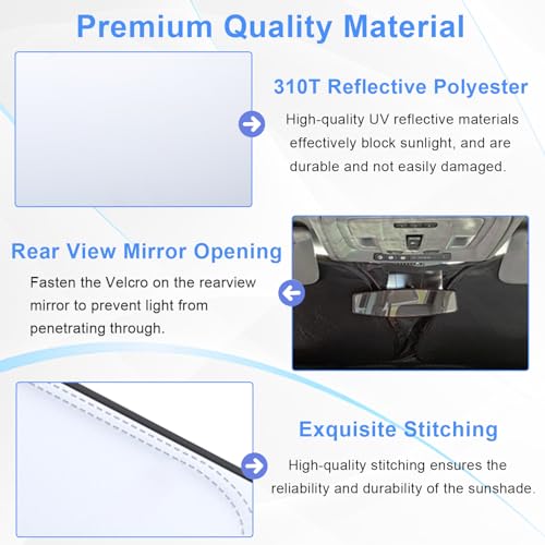 Windshield Sun Shade for 2022 (for Silverado/Sierra 2022-2026)