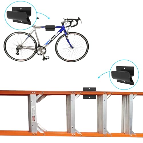 Ladder Hooks for Garage Organization (5 inch 2PCS)