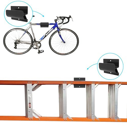 Ladder Hooks for Garage Organization (5 inch 2PCS)