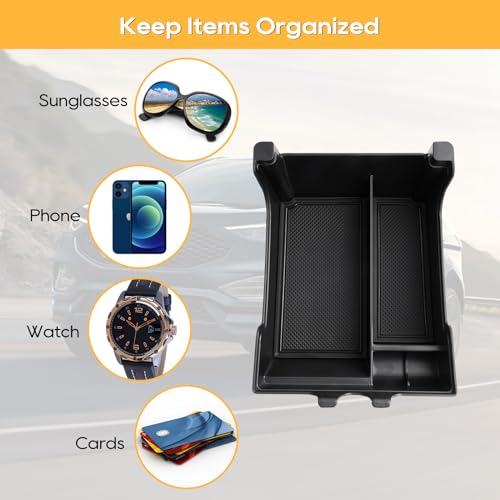 Ford Edge Console Organizer (2021-2025 For d Edge Console Box black)