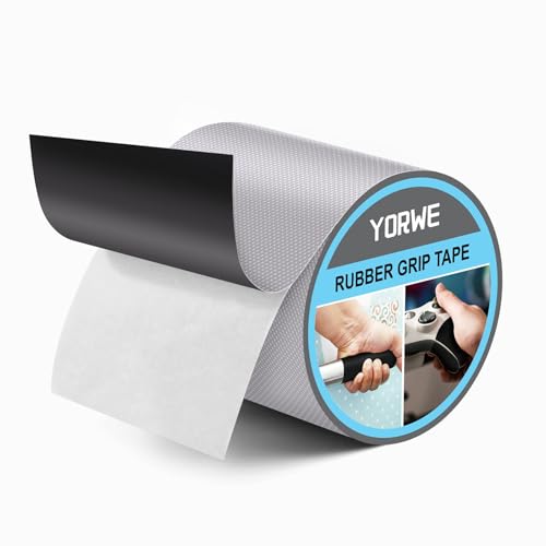 Rubber Grip Tape (4In x 10Ft / Gray)
