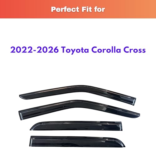 Rain Guards Fit for 2022 (2022-2026 Corolla Cross)